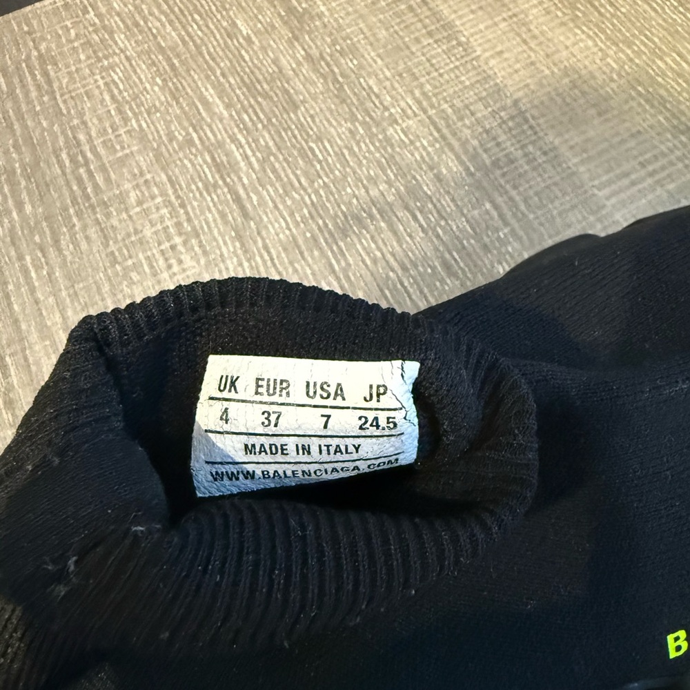 Balenciaga Speed Trainer Clearsole Green Sneakers - Picture 6 of 6
